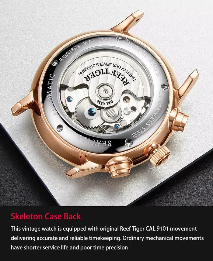 Montre mécanique automatique pour homme