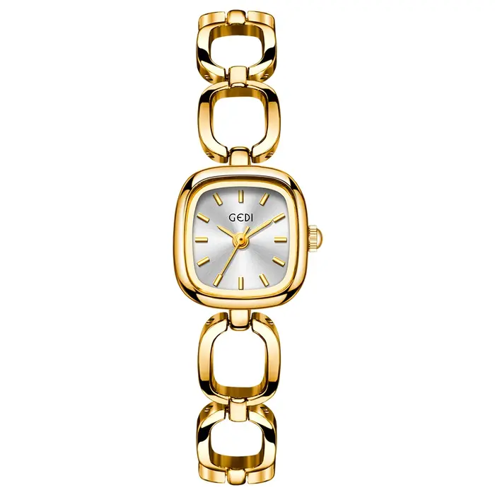 Montre élégante carrée rouge pour femme résistante à l'eau avec mouvement quartz style vintage minimaliste pour jeunes filles et femmes occasions spéciales