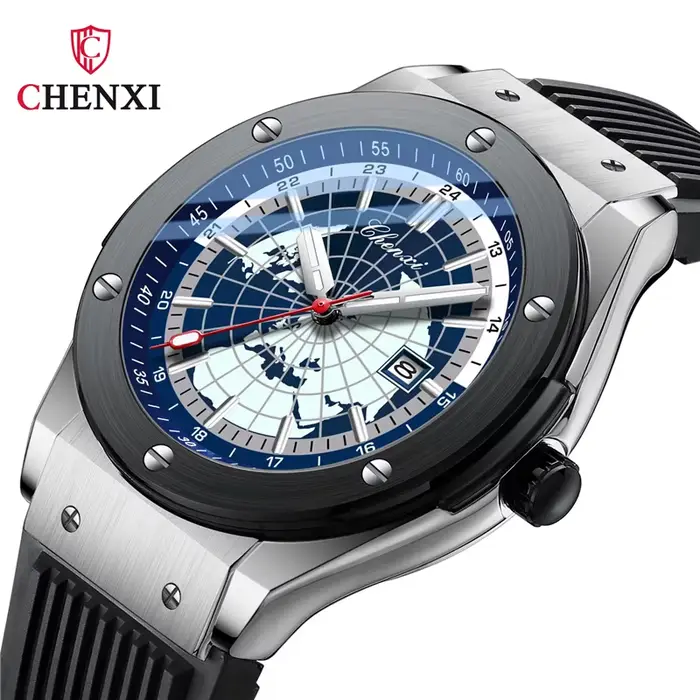 Montre CHENXI 82442 à Quartz résistante à l'eau pour Hommes Occasions Spéciales Activités Extérieures Elégance et Durabilité