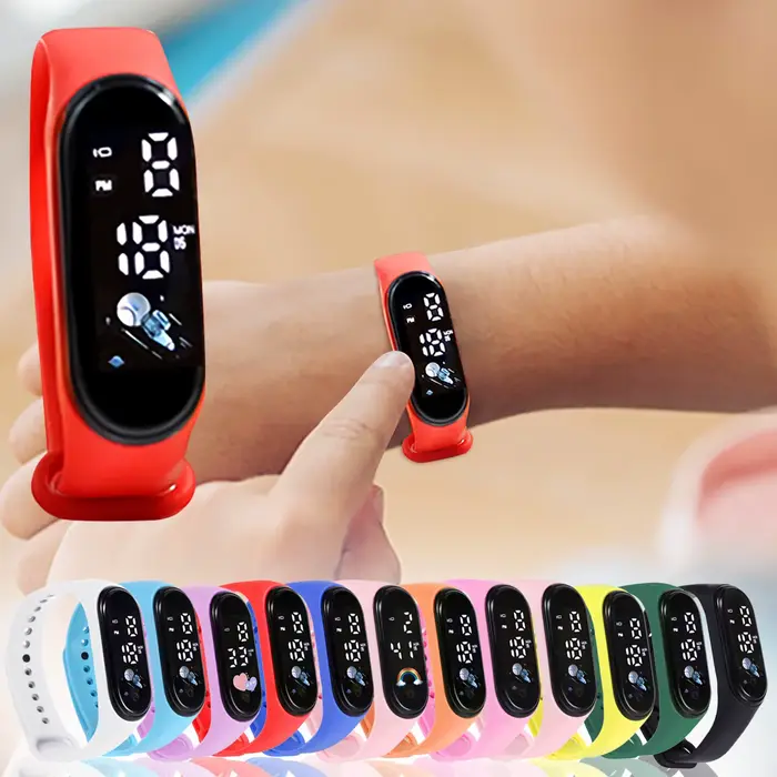 Kawaii montre intelligente pour enfants mode en plein air étanche sport