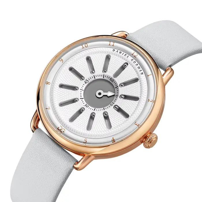 DANIEL GORMAN Top montre de luxe pour hommes militaire étanche lumineux Date semaine homme montre-bracelet en cuir