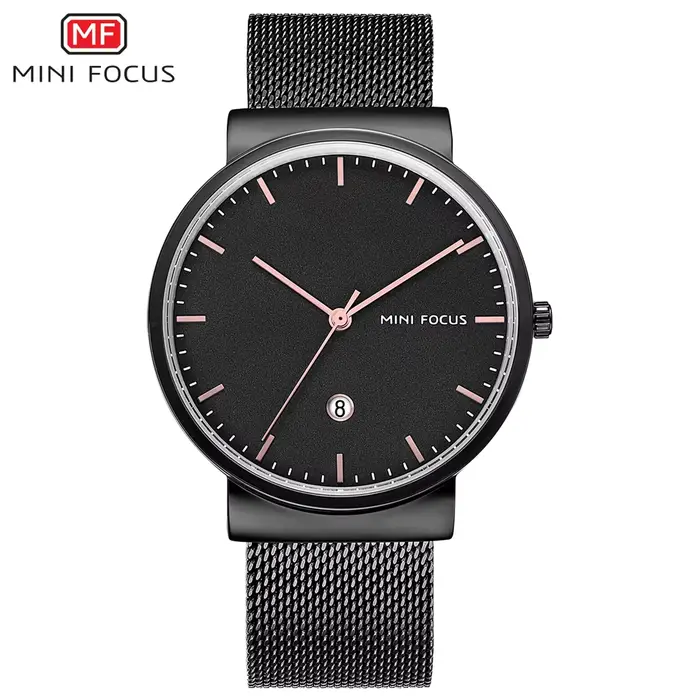 Nouvelle montre de mode homme haute qualité luxe acier inoxydable étanche classique quartz montre-bracelet homme grand cadran
