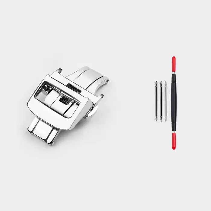 Boucle de montre à fermoir papillon 16/18/20mm, pour montre Jaeger LeCoultre, bracelet en cuir de va