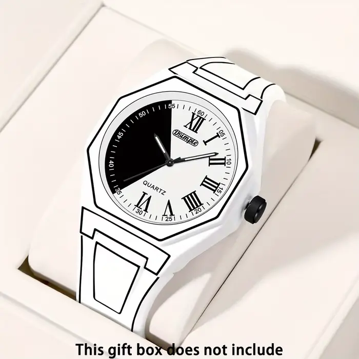 Montre Simple à la mode pour hommes, fonction de Date, montre-bracelet à Quartz de Style Preppy, ent