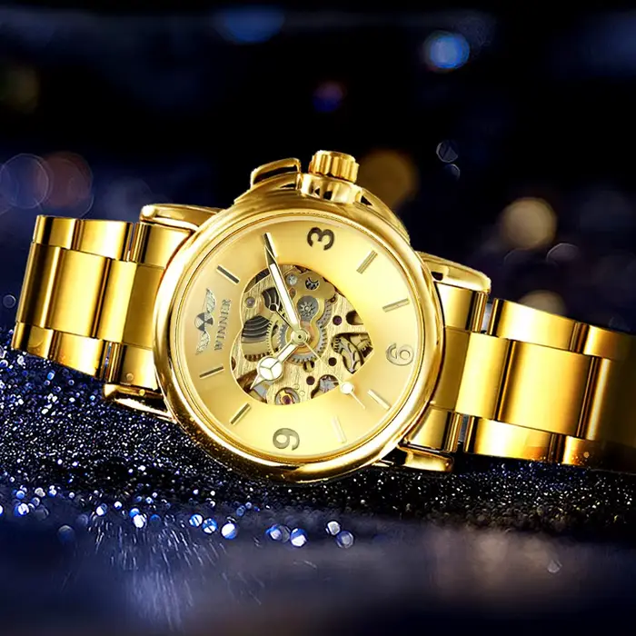 WINNER – montre squelette pour femmes