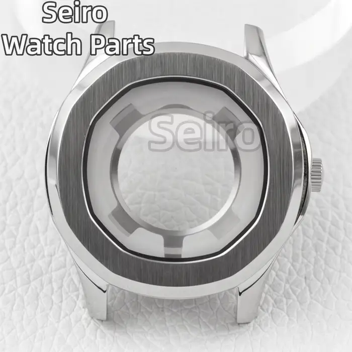 Boîtier de montre pour femme avec bracelet en caoutchouc pour AQUANAUT Nautilus, cadran, aiguilles, 