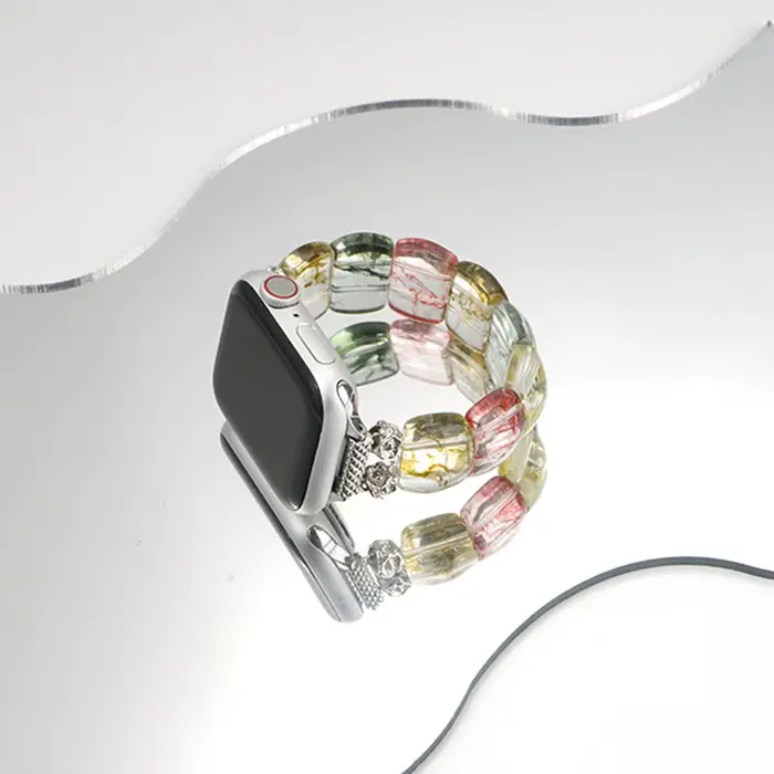 Bracelet en pierre naturelle pour Apple Watch série 11 10 9 8 7 6 SE UItra iWatch 49/46/45/44/42/41/40/38mm