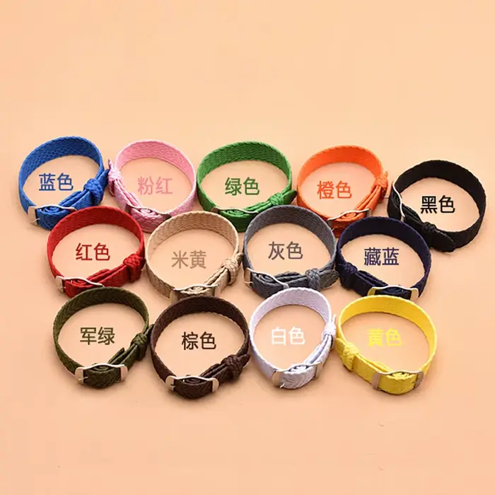 Bracelet de montre en Nylon tissé