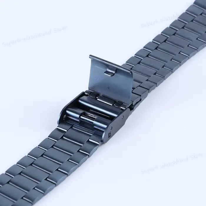 Bracelet de montre vintage en métal 18mm