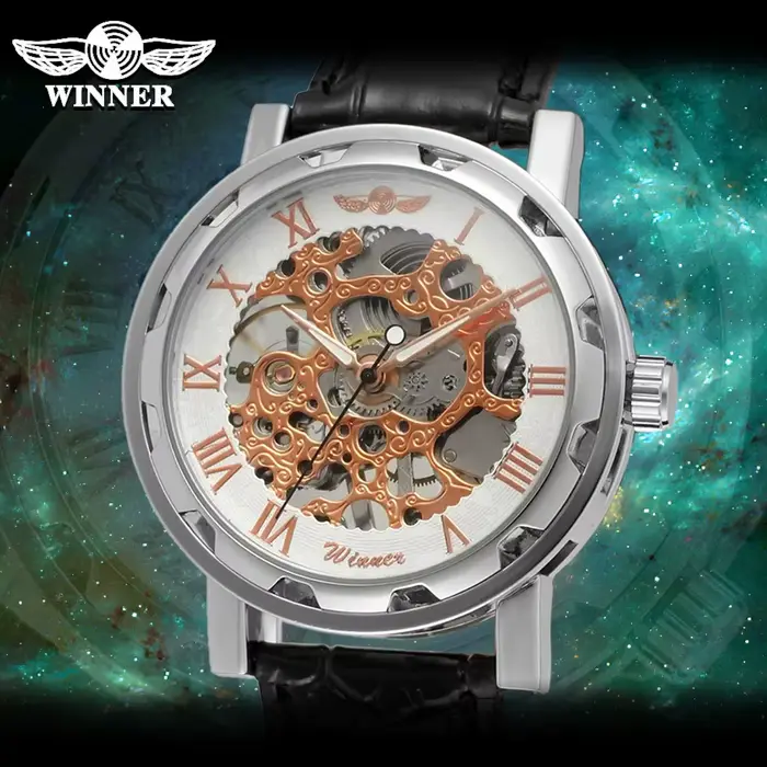 T-Winner-Montre-bracelet mécanique pour homme et femme