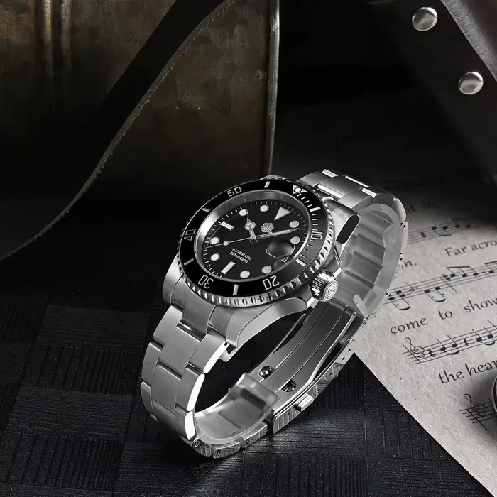 Montre San Martin nouvelle version améliorée Sub Men PT5000 ST2130