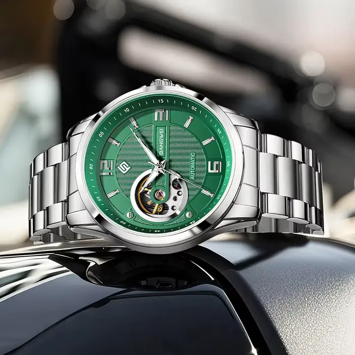 LIGE BANGWEI – montre mécanique automatique pour hommes