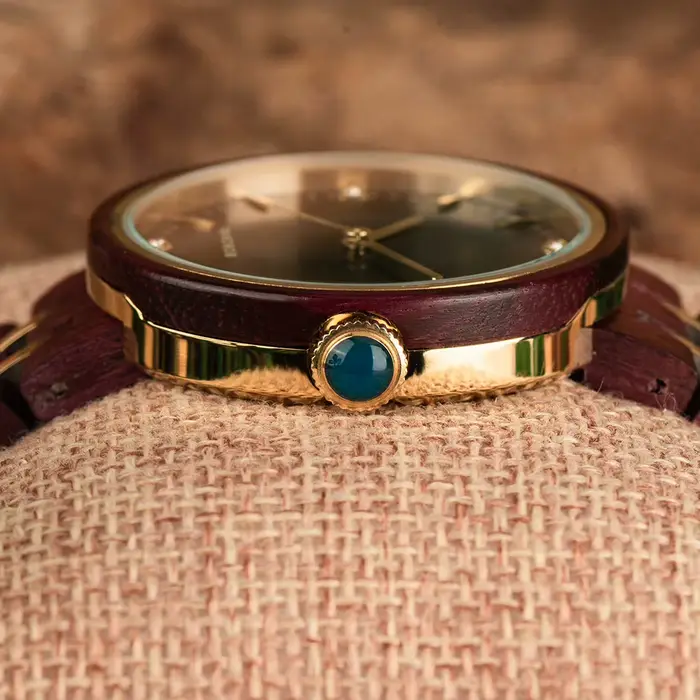 BOBO BIRD-Montre-bracelet en bois pour femme