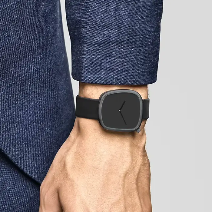 TOMI montre minimaliste hommes carré mode Ultra mince