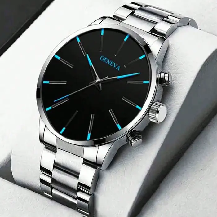 Montre à quartz élégante pour hommes