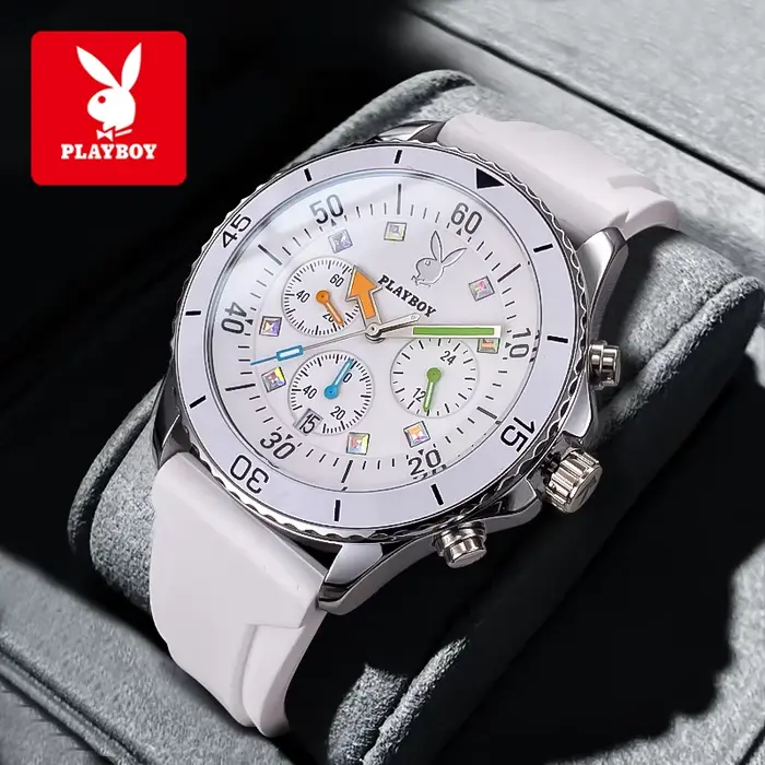 PLAYBOY – montre à Quartz originale pour hommes, nouvelle marque de luxe classique et tendance, chro