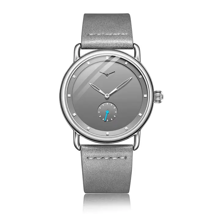 Montre décontractée hommes marque ONOLA montre-bracelet à quartz simple étanche en cuir homme montre