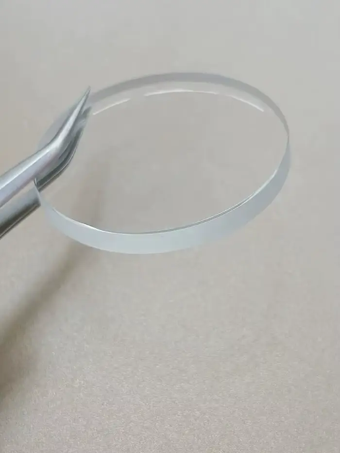 Verre minéral plat pour montre, épaisseur 2,0 mm, diamètre 35,6 mm, 35,7 mm, 35,8 mm, 35,9 mm, 36 mm