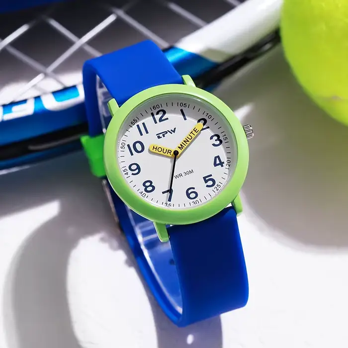TPW montre d'apprentissage cadran coloré