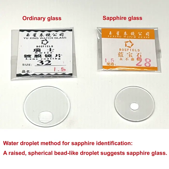 Verre saphir d'exception pour montre, cristal transparent, facile à installer, pour hommes et femmes, pour diverses occasions et styles