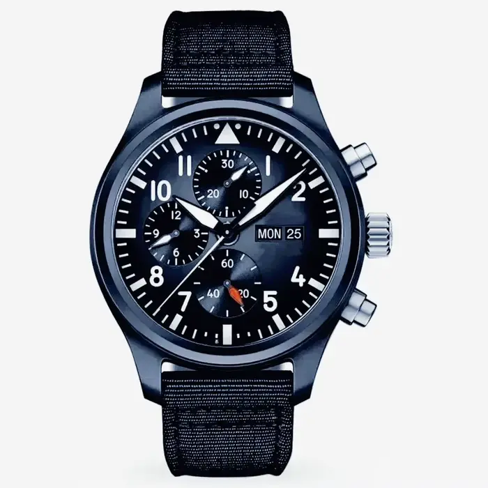 Montres mécaniques classiques pour hommes Big Pilots, boîtier en acier inoxydable 904L de qualité su