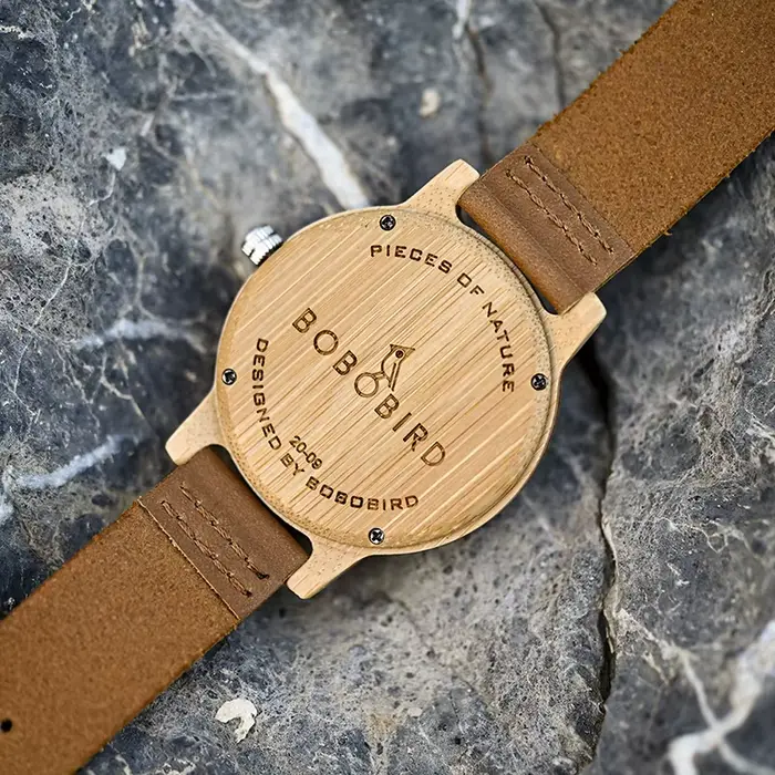 BOBO BIRD – montre-bracelet en bambou et bois pour hommes
