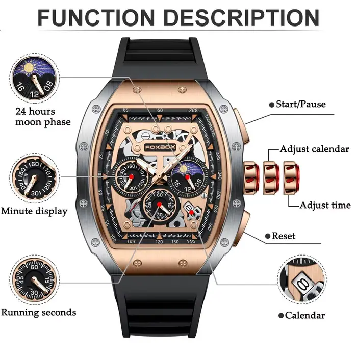 Montre de sport étanche pour homme