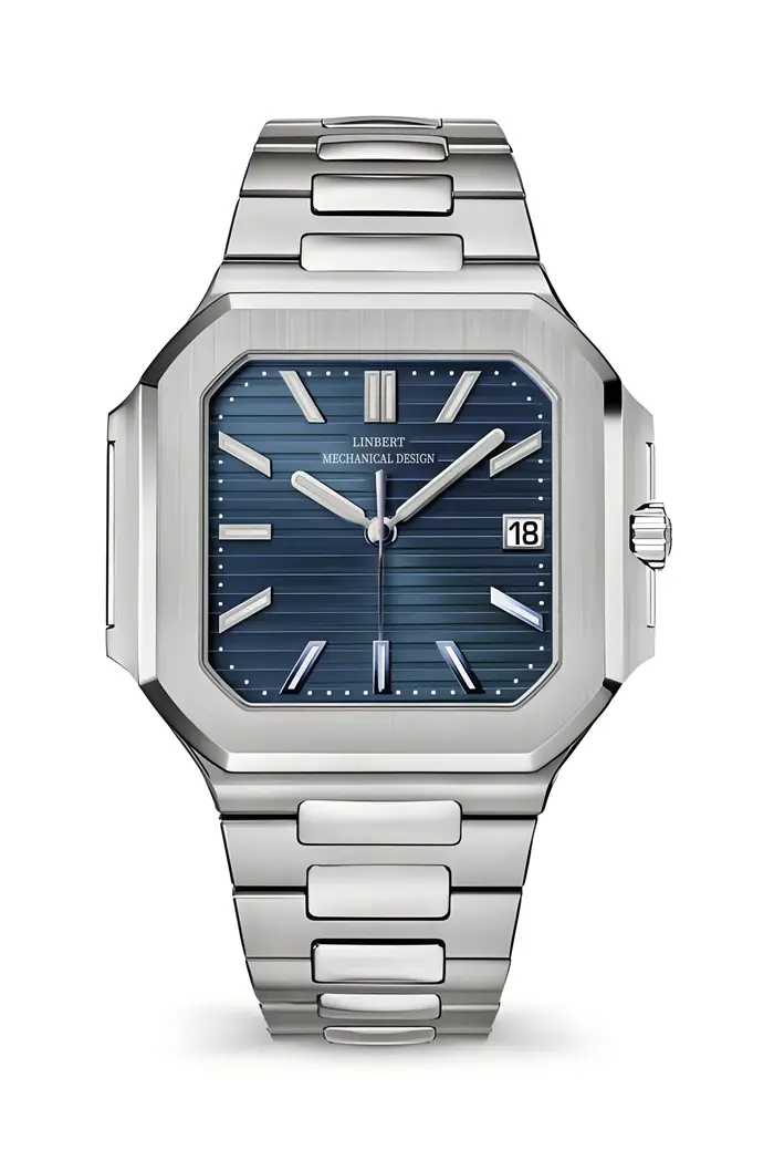 Nouvelle montre homme LINBER 2026, montre mécanique automatique de luxe haut de gamme, boîtier carré