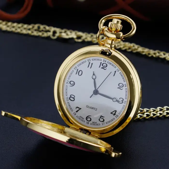 Montre de poche antique pour étudiant design rétro mode décontractée cadeau pour femme homme occasions spéciales
