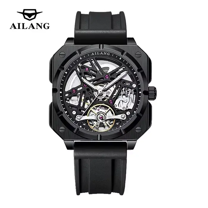 Montre automatique à tourbillon AILANG 8011 2026 à cadran carré