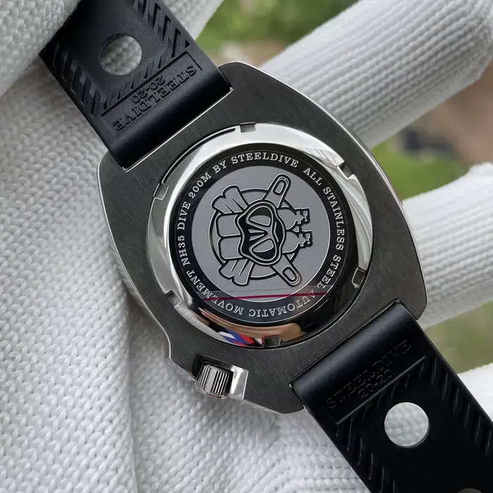 STEELDIVE SD1970 montre de plongée mécanique automatique capitaine Willard NH35 montres tortue hommage résistant à