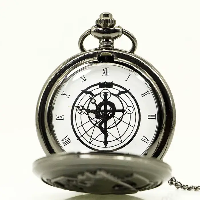Montre de poche vintage Full Metal Alchemist Edward Elric Cosplay