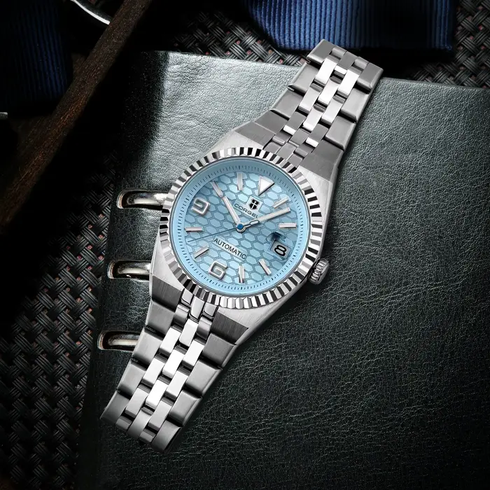 Montre de luxe Corgeut Diver pour hommes 40MM japon NH35A automatique mécanique verre saphir Date lumineuse étanche