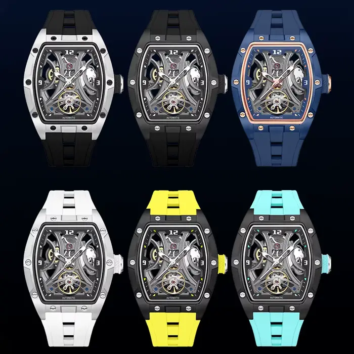 MEGIR 2026 Nouvelles montres automatiques mécaniques pour hommes
