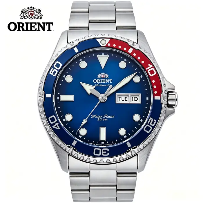 Montre de plongée automatique mécanique Orient pour homme