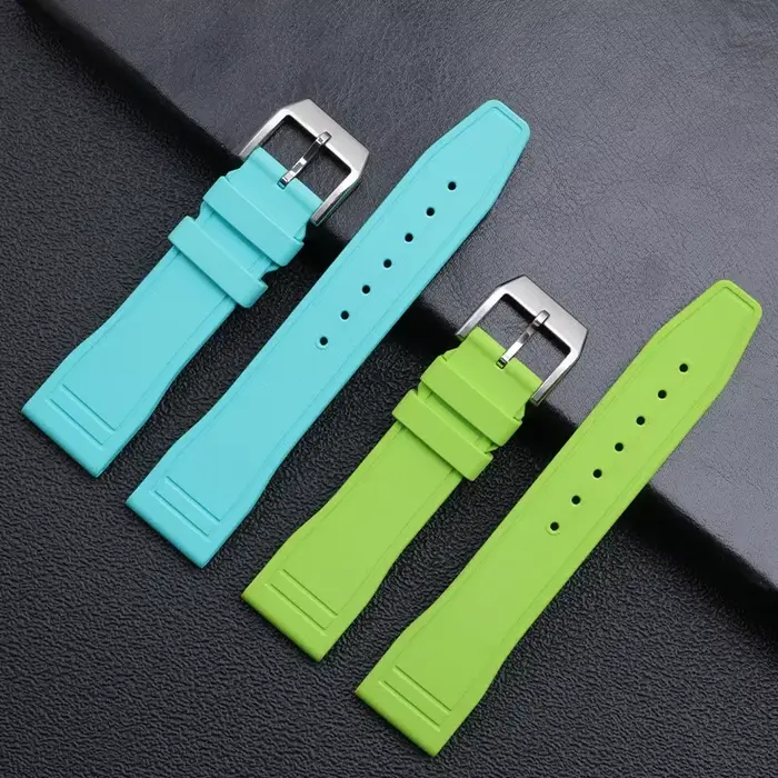 Bracelet de montre en caoutchouc naturel souple et étanche