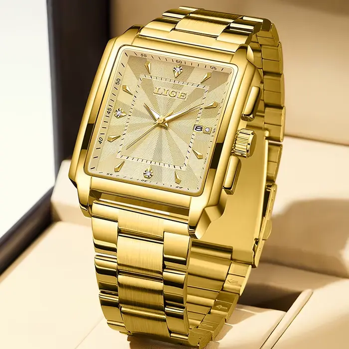 Montre Femme LIGE 2026 Lumineuse avec Calendrier