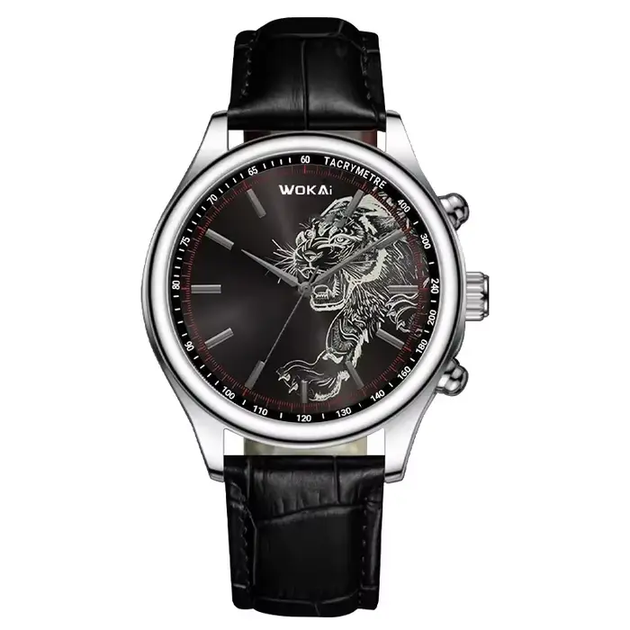 Montre à quartz pour homme de style coréen, bracelet en cuir décontracté, prix bas, livraison direct