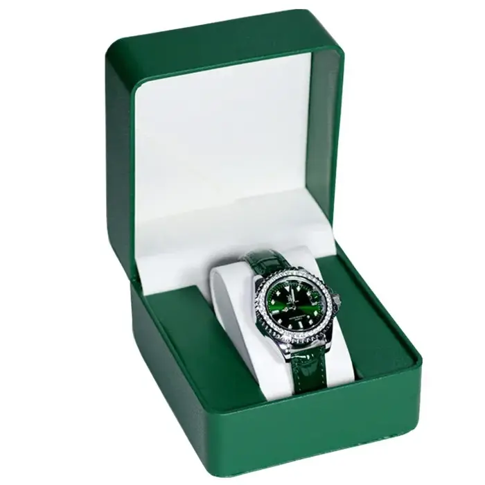 Boîte à montres en cuir PU élégante pour hommes rangement et protection des montres occasions spéciales cadeau de luxe