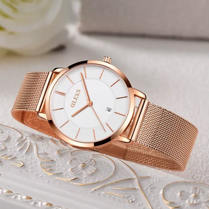 OLEVS – montre de luxe à Quartz pour femmes