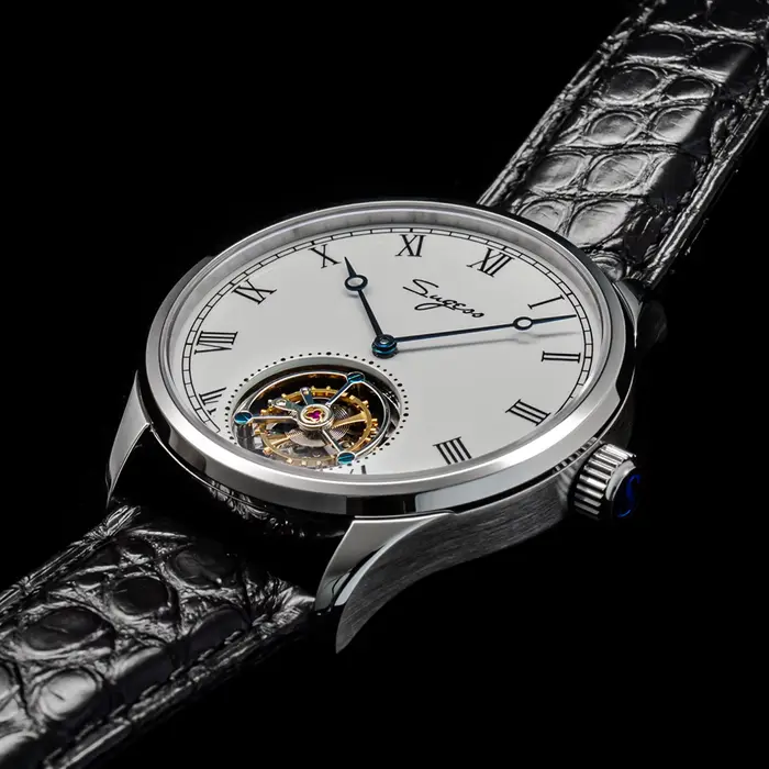 Sugess-Montre Tourbillon de Luxe pour Homme