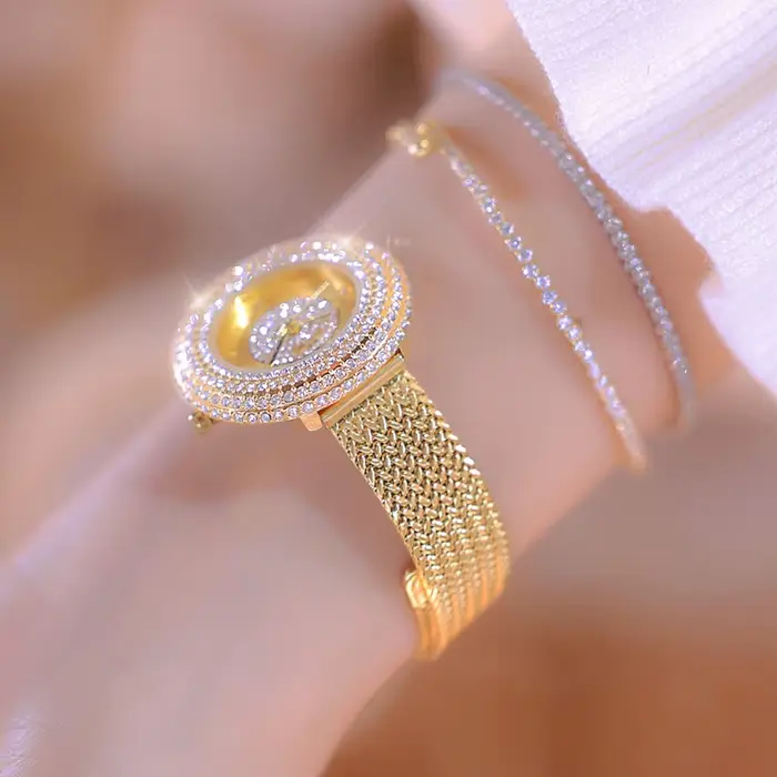 Montres de luxe de mode pour femme nouveau Vintage doré femmes