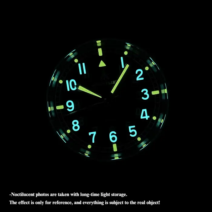 STEELFLIER montre-bracelet de plongée VH31 mouvement silencieux cristal saphir Super lumineux 20Bar étanche luxe