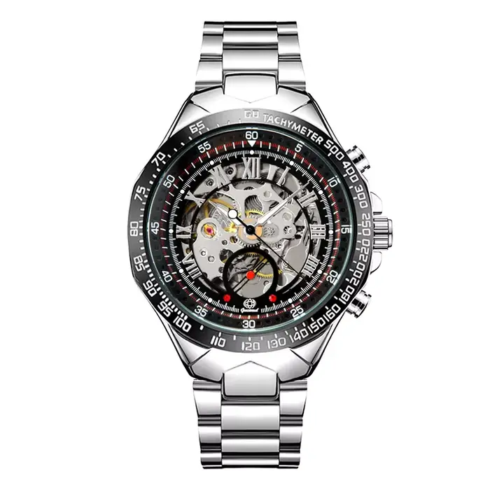 Montres mécaniques automatiques pour hommes, montres de luxe, montres à bracelet en acier inoxydable