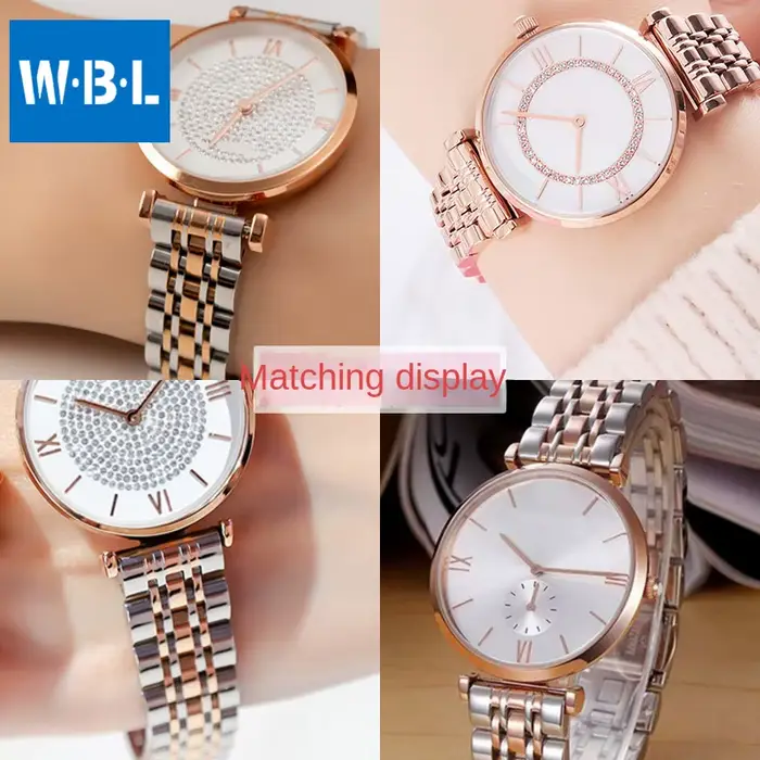 Bracelet de montre en acier inoxydable pour femme