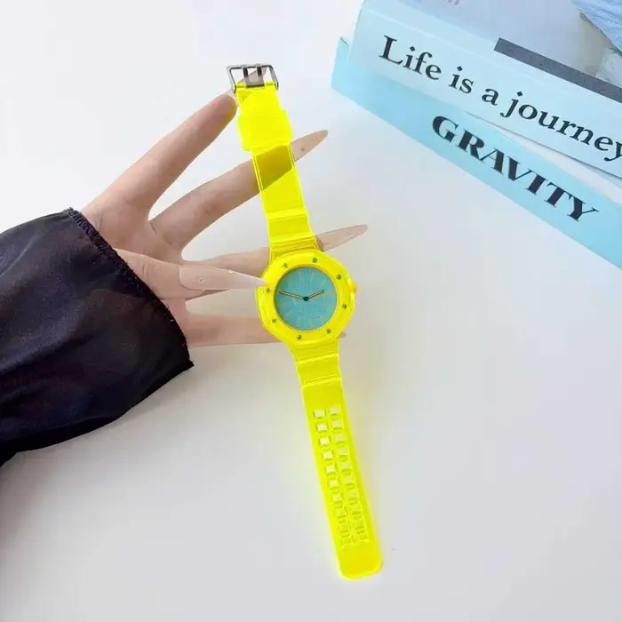 Bracelet transparent en Tpu + étui pour accessoires royal pop swatch