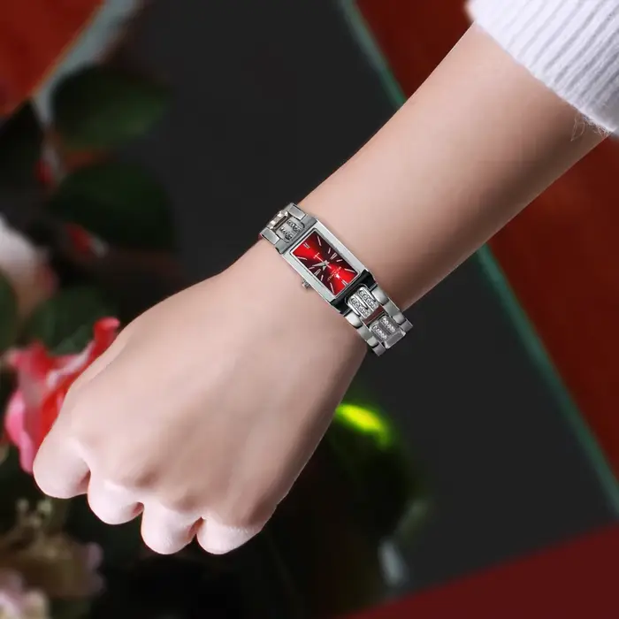 MIYOTA montre à Quartz pour femmes marque de luxe étanche Rectangle Bracelet en acier inoxydable montre-Bracelet mode