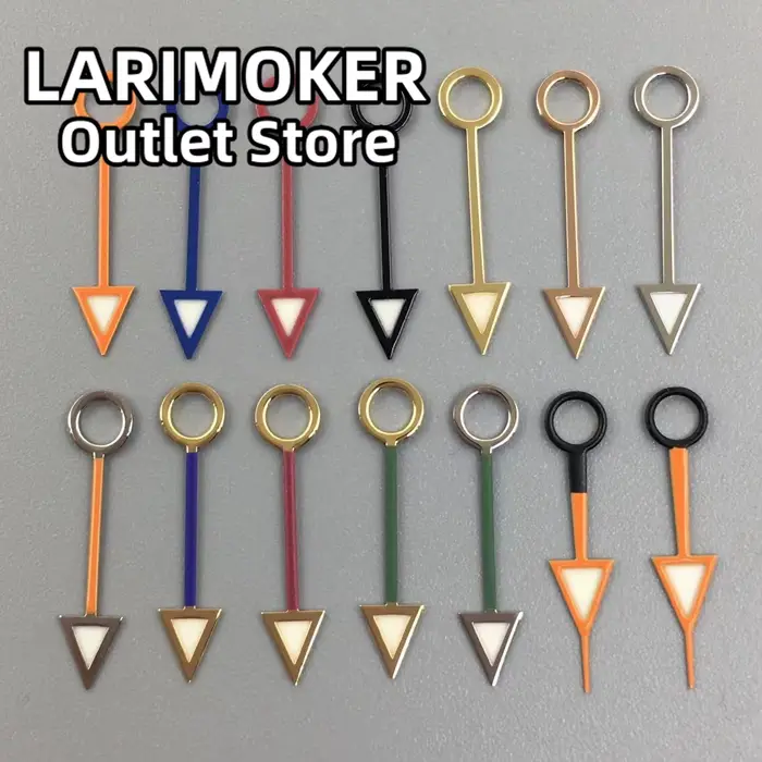 LARIMOKER – aiguilles de montre GMT lumineuses bleues