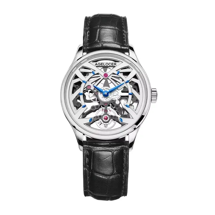 Montre AGELOCER Schwarzwald originale, montre mécanique automatique de luxe pour femmes, cadeau d'an