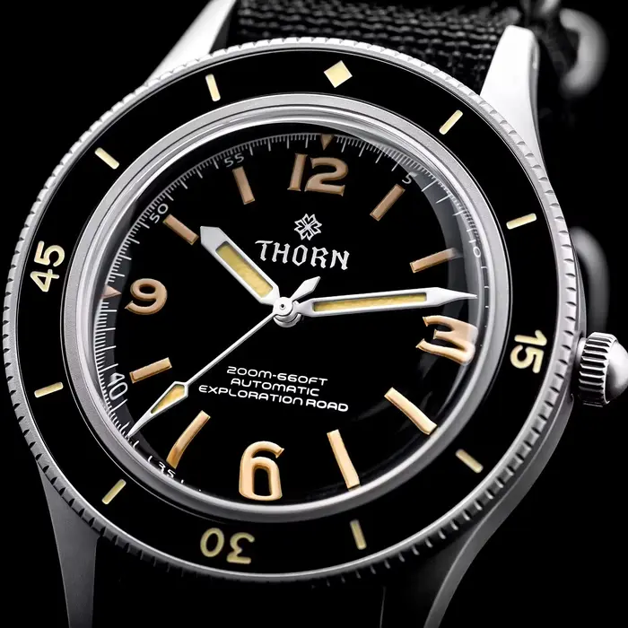 Thorn SHY033 – montre mécanique Vintage pour hommes